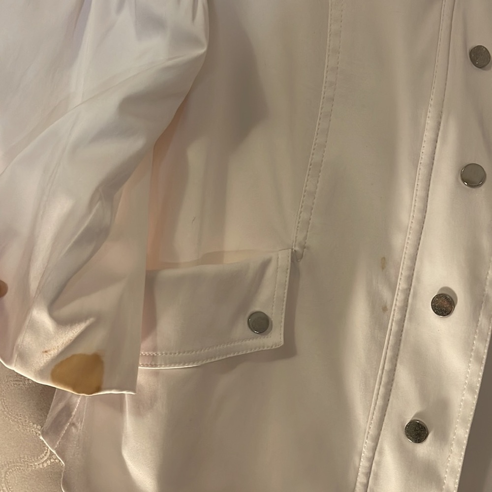 White Cache Blazer Cargo Pants Set - image 7